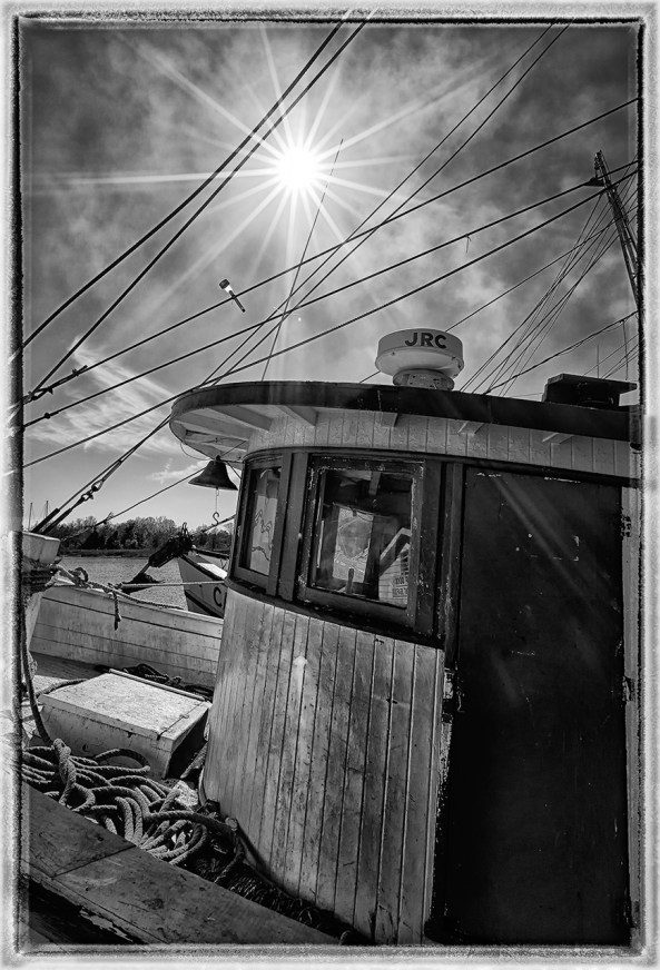 Sun in the rigging...