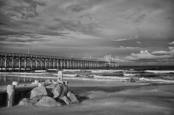 Pawleys Pier, 830nm IR, 3 stop internal ND, 1 second, f/16, ISO 200