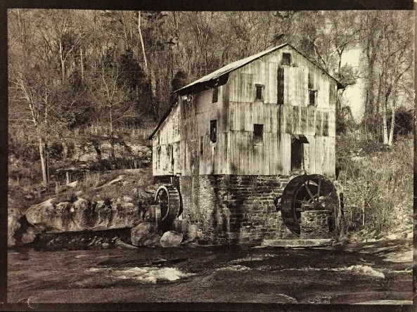 Anderson Mill, Gold Toned Van Dyke Brown Prints on  Lana Aquarelle 140lb HP  paper