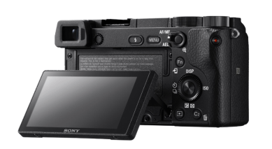 Sony A6300 Back View