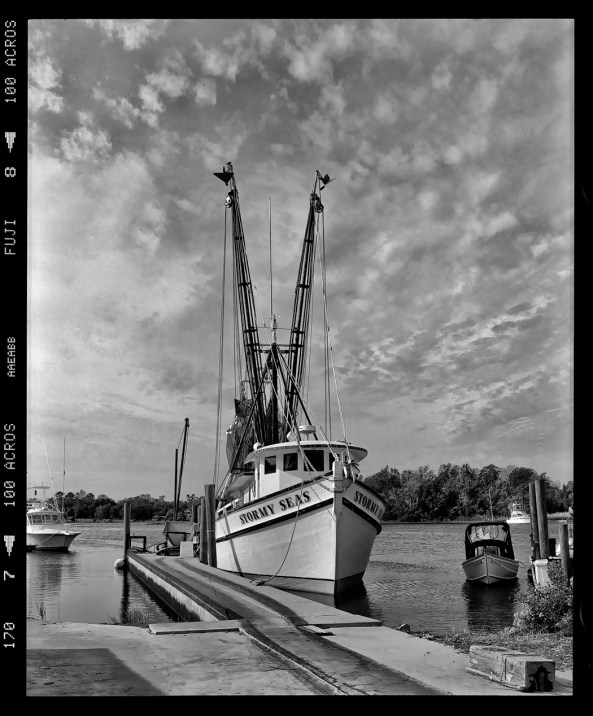 Stormy Seas, Fuji GF670, Tmax 100, Perceptol 1:1, Wet Mount Scan