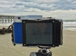 Back view showing the custom machined back.